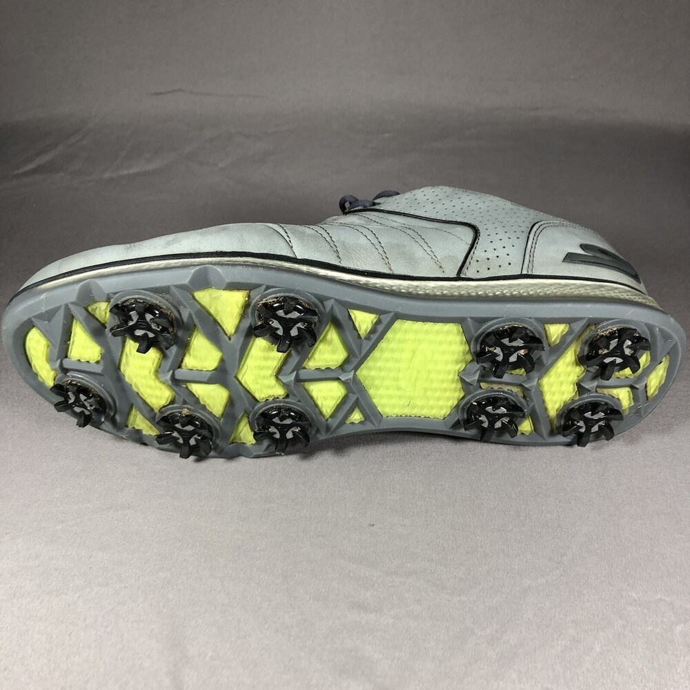 Skechers Go Golf Shoes Mens Sz 11 Gen 5 Suede Gray Lace Up - Picture 13 of 13